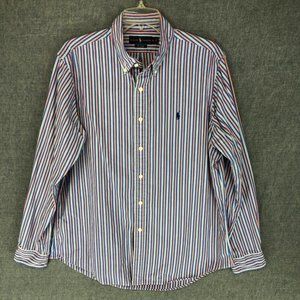 Polo Ralph Lauren 120's Poplin Shirt L Large Button Up Long Sleeve Pony Men's